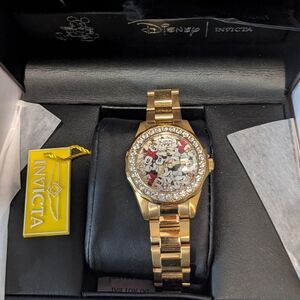 Invicta Gold Women's Watch with Disney Design